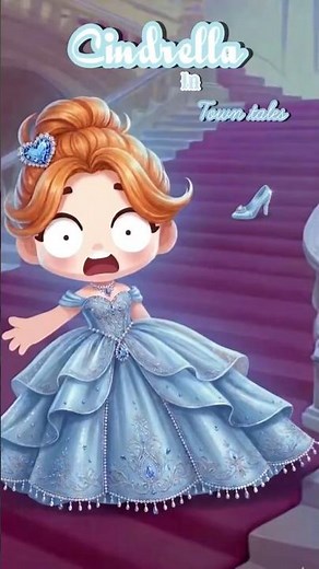Cinderella In Town Tales! #towntales #drpanda #avatarworld #shorts