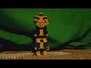 The Lego Thanos tower