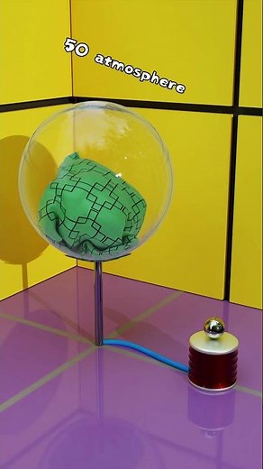 Inflation Simulation: It Broke🎈#blender3dart #animation #satisfying #shorts #games