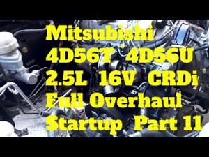 Engine Overhaul Mitsubishi Triton Challenger L200 2.5L TDi CRDi KA4T KB4T 4D56T 4D56U 131KW Part 11