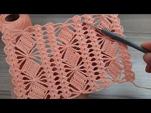Legendary Model 7 Eye-catching * Cobweb Pattern Lace Crochet Pattern Beginner's Online Tutorial