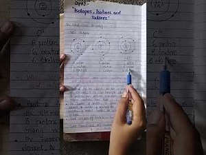 Isotopes in 5 mins/easy explained/easy notes