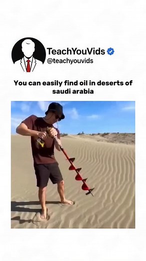 Ever wondered why oil is found so easily beneath Saudi Arabia’s deserts? 🌍 It’s not luck — millions of years ago, this land was once covered by ancient seas rich in microscopic life. As those organisms sank, heat and pressure deep underground transformed them into the oil reserves we know today. ⛽ This video is for educational purposes only. DM for credit/removal. #GeologyFacts #SaudiArabia #OilExplained #EarthScience #EducationalVideo #ScienceBehindIt | Teachyouvids