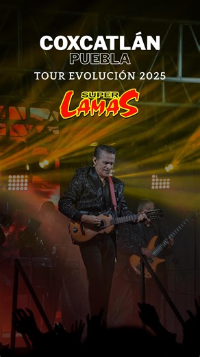 🎥 Tour Evolución 2025: Coxcatlán, Puebla. ¡Qué calor nos hicieron sentir, esperemos lo hayan disfrutado tanto como nosotros! ¡Viva Super Lamas! ¡Zúmbale Canelo! #TourEvolución2025 ⚡️ | Super Lamas