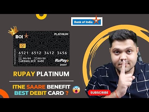 Bank of India Rupay Platinum Debit Card Full Details 🔥 | Benefits | Eligibility | Fees 2025 Edition