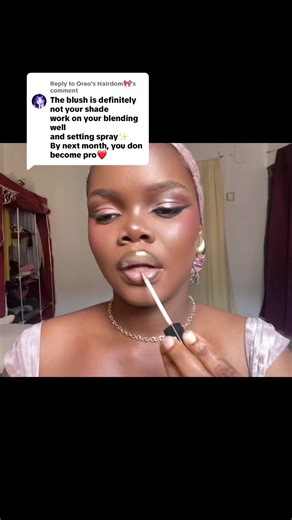 Replying to @Oreo's Hairdom🎀 I finally learnt how to do my makeup a little 🤣😫 #makeupbeginner #makuplover #beautyTok #makeuptok #fyp