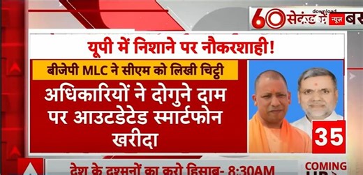 UP: BJP MLC Devendra Pratap Singh Writes A Letter To CM Yogi | ABP News | ABP Live