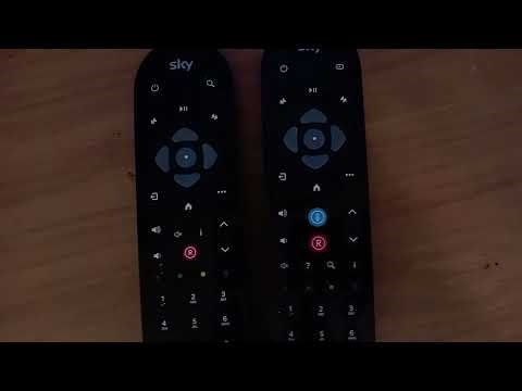 Sky Q remote updated configuration.