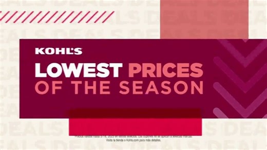 Kohl's TV Spot, 'Lowest Prices of the Season: Camisas, Shorts y toallas'