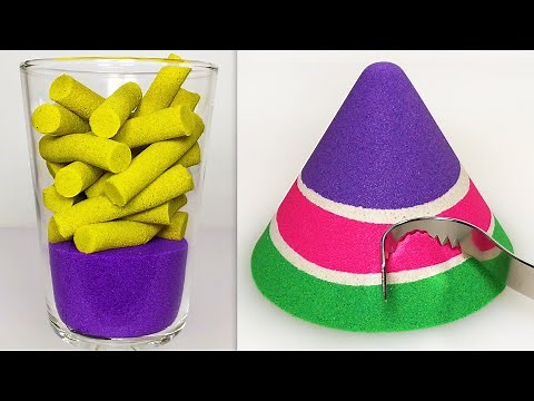 Very Satisfying and Relaxing Video 283 Kinetic Sand ASMR