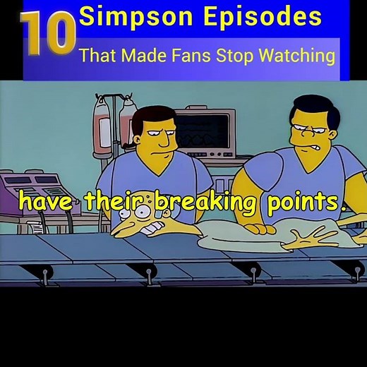 10 Worst Simpson Episodes That Made Fans Stop Watching