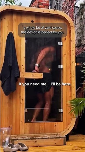 The Most Compact & Efficient Backyard Outdoor Sauna