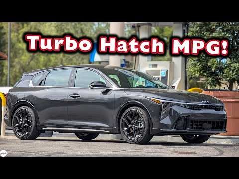2026 Kia K4 Hatchback GT-line Turbo – 70 MPH Fuel Economy Test | Highway MPG & Range