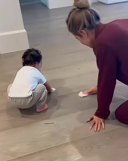 Tatum Thompson Learning Clean-Up Routine