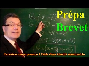 Factorisation avec identités remarquables: Maths 3ème cours facile et méthodes