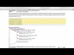 Exercise 2.16 (SlashFigure) Java Tutorial || Practice-It
