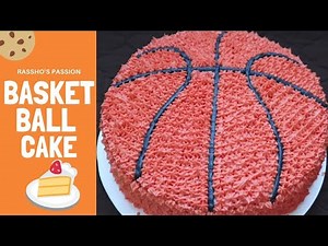 Basket Ball Themed Cake | Assembly & Design | How To Make A Simple Chocolate Cake | Birthday Cake