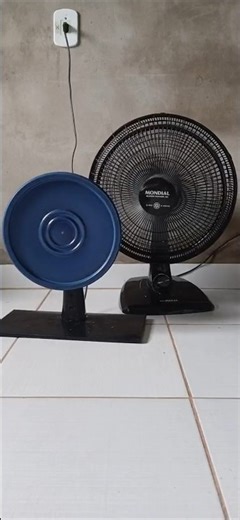 These fans are really cool, one big and one colorful. A perfect pair of fans.