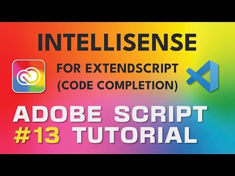 Adobe Script Tutorial 13 ExtendScript IntelliSense