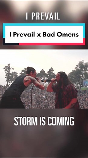 Noah of @badomensofficial performed ‘Hurricane’ with us a few nights ago. Absolute legend. #iprevail #badomens