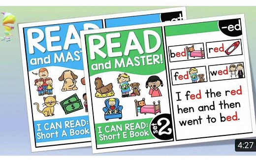 Read and Master Phonics - I can read - Set 1 and 2