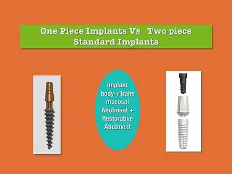 One Piece/Single Piece Implants