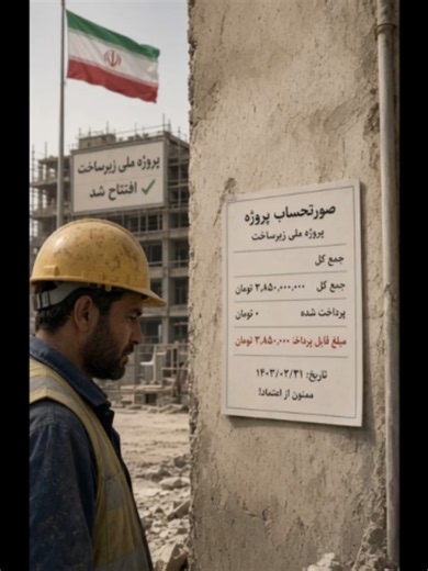 کارگرا و پیمانکارای انرژی، ساختمان‌سازی، خودروسازی، داروسازی و بقیه بخش‌ها، هفته‌ها یا ماه‌هاست که حقوق کامل نمی‌گیرن #iran#new#subscribe#people