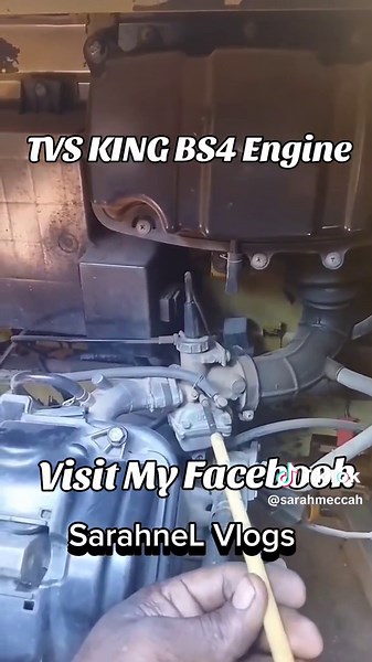 TVS King BS4 Engine Tutorial: Adjusting Carburetor Idling