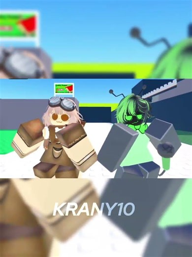shelly and vee Dances #animation #roblox #dandysworld #shellvision