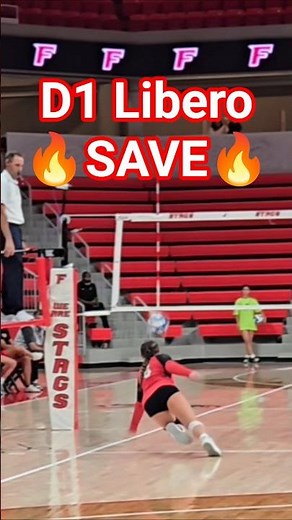 How a D1 Libero Reads Hitters #dmoon #volleyball #d1athlete #save