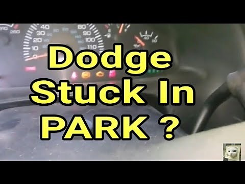 HOW TO EASILY FIX A Dodge That Wont Shift Out Of Park, Stuck In Park, Van Life Breakdown