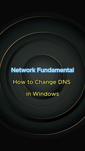 How to change DNS in windows in 30s⁉️Network Tip💥Follow and Click learn more or 🔗 in bℹ️🅾️for more networking guide #networkengineer #networkengineering #cisconetworking #dns #ccna #sysadmin #informationtechnology #computerengineering #techtok