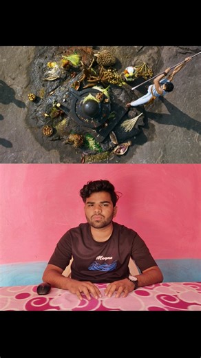 Bahubali 2 Vfx : Mahadev Shivling 🔱 Shorts #shorts #trending #bahubali2 #movie #shiv #mahadiv #vfx 💗