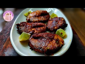 Sheela Meen Fry/Sheela Fish Fry in Tamil/Barracuda Fish Fry/Tasty Fish Fry/Sheela Meen Varuval