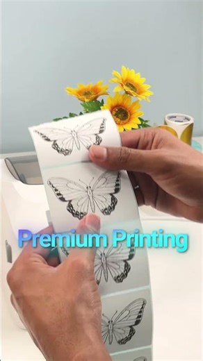 Print Any Size up to 4" 📏 — TP870 WiFi Thermal Printer ✅ #grozziie #shorts