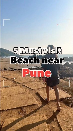 5 Must visit beach near Pune 🪸🌞🤿🏄 #beachnearpune #beach #pune #globetrottervirus