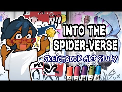 DRAWING INTO THE SPIDER- VERSE STYLE IN MY SKETCHBOOK FT. ARRTX🕷️