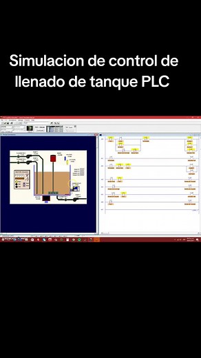 PLC llenado de tanque #plc #siemens #logixpro #automatizacion #mecatronica #programacionplc #industrial #faricas #controldenivel #robotica #electronica #programador