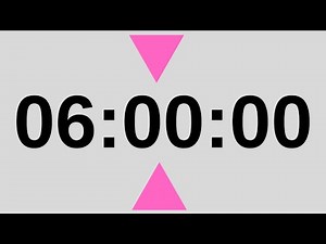 6 Hour Countdown Timer | 360 Minute Countdown for Study, Work, Focus & Productivity