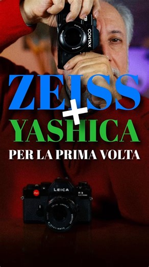 Zeiss🤝Yashica per la prima volta! #analogphotography #zeiss #contaxyashica #contax #yashica #film