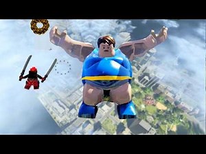 LEGO Marvels Super Heroes The Blob Skydiving PC 4k Ultra HD 2160p