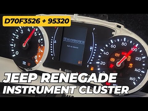 Jeep Renegade Instrument Cluster | D70F3526 + 95320 | OBD2 & Bench Programming FORZA 614