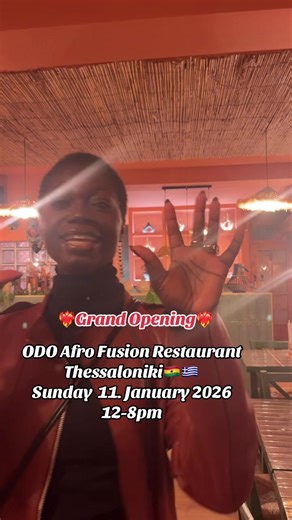 WE’RE OPENING THIS SUNDAY! 🔥🍽️ Renovation done. Internet done. POS done. Now it’s time. Thank you for waiting, see you at ODO 🤍 #Thessaloniki #AfroFusion #OpeningSunday #NewRestaurant #FoodTok