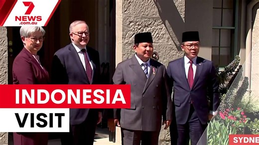 Indonesia's president visits Australia for diplomatic talks