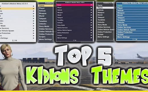 最新 Kiddion 制作非常漂亮的主题展示-GTA