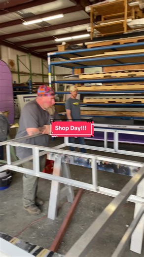 We love shop days with our production & install crew! CNC is working nonstop, our lead installer, Todd is fabricating a cabinet for a project in Hartwell, GA & we have vinyl graphics being applied left & right! Big shoutout to this hardworking group of guys! #signfabrication #signarama #cncrouter #customsigns
