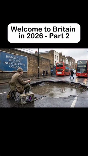 No Human Filter on Instagram: "This is the moment it stopped feeling strange. A fisherman adapts to potholes. A protester shrugs at power. A pub serves grey beer under grey rules. A police officer dances while someone’s house gets looted — and nobody even raises an eyebrow. No one’s angry anymore. They’ve just learned how to live around it. This is what happens when systems don’t need force — only patience. Watch until the end. Most people don’t realise when the shift happens… only that it alrea