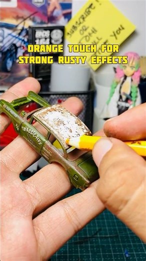 HOW TO CUSTOM A HOTWHEELS REALISTIC RUST EFFECT #hotwheels #diecast #hotwheelscustom #diecastcustom