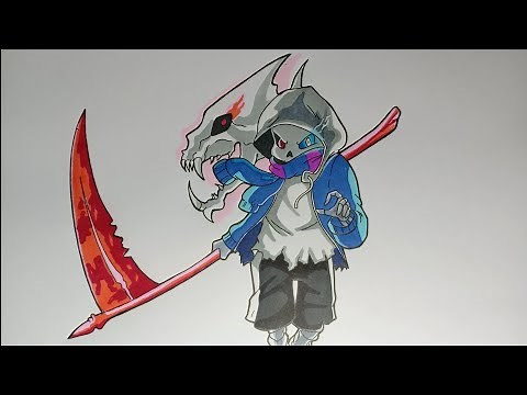 How To Draw Lost Sans Undertale Cách vẽ Sans Siêu Ngầu