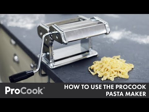 How To Use the ProCook Pasta Maker | Making Fresh Pasta Easy